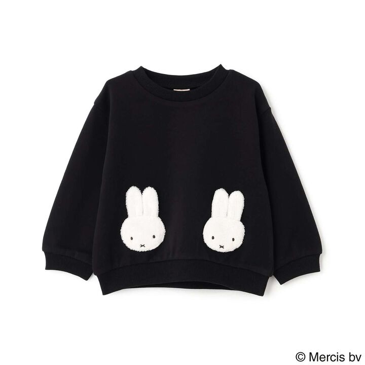 [Miffy] Motif Sweatshirt,Black, medium image number 14