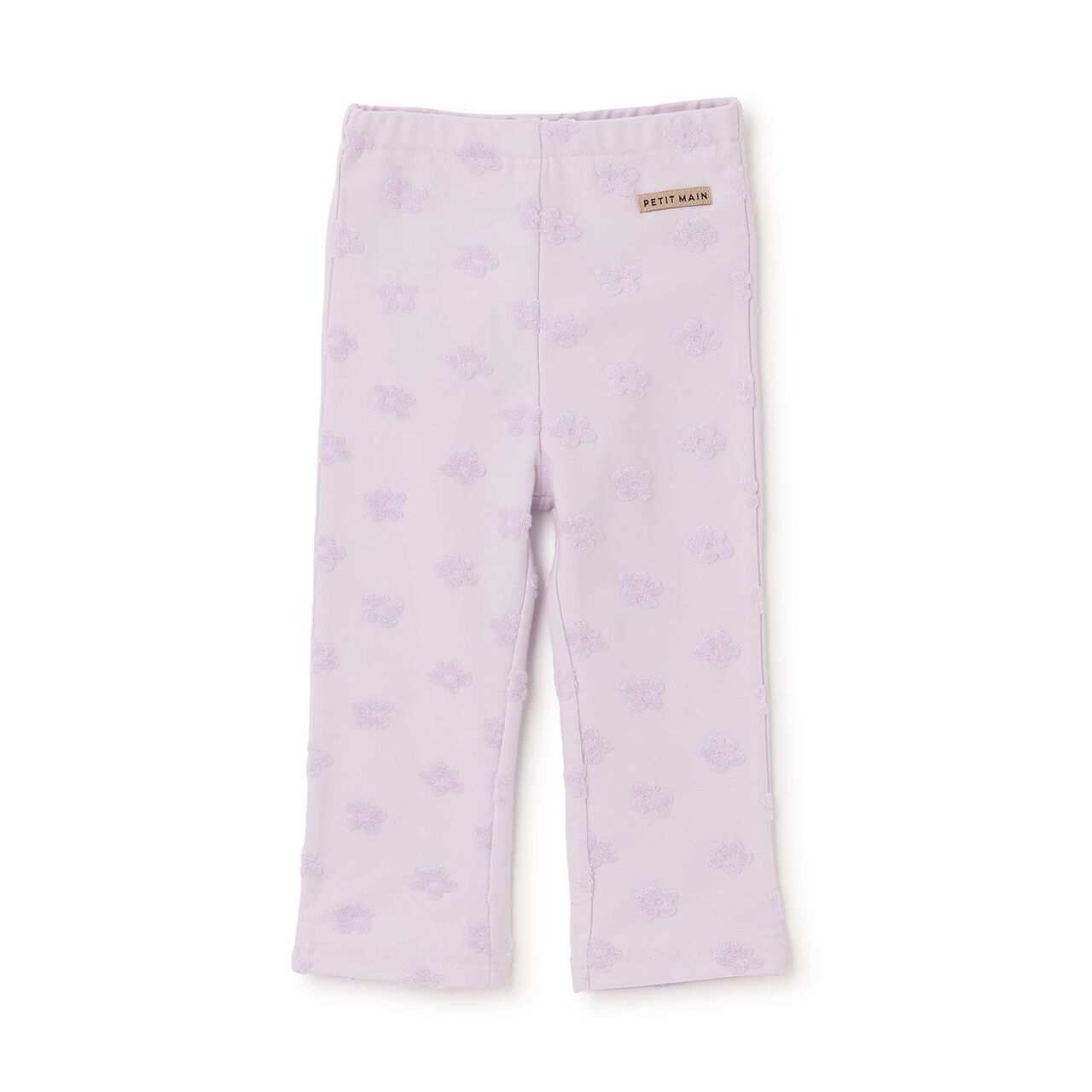 Floral Jacquard Flared Pants,Lavender, large image number 0