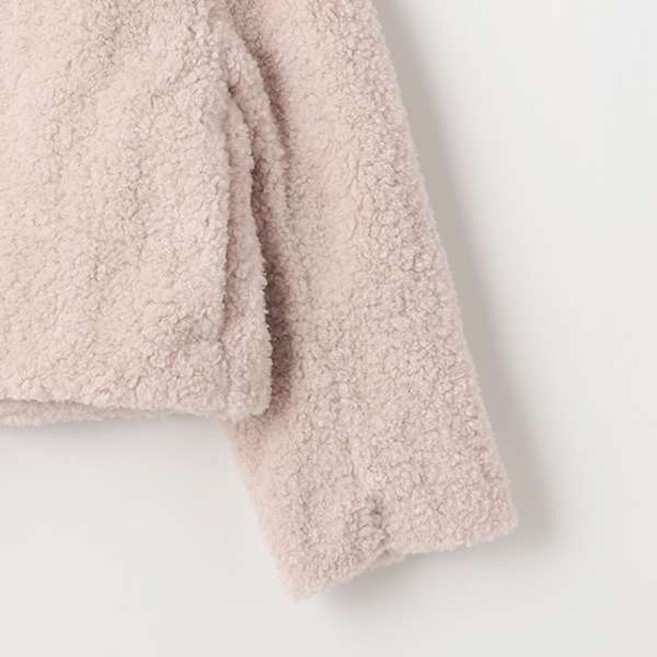 Fluffy Boa 2 WAY Duffle Coat,Ivory, large image number 12