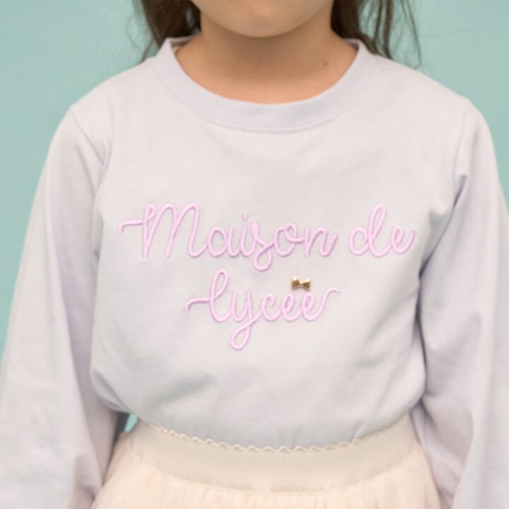 [Quick-Dry UV Non-Crumbling] Muteki T Logo Embroidery Shirred Sleeve Top,Yellow green, medium image number 26