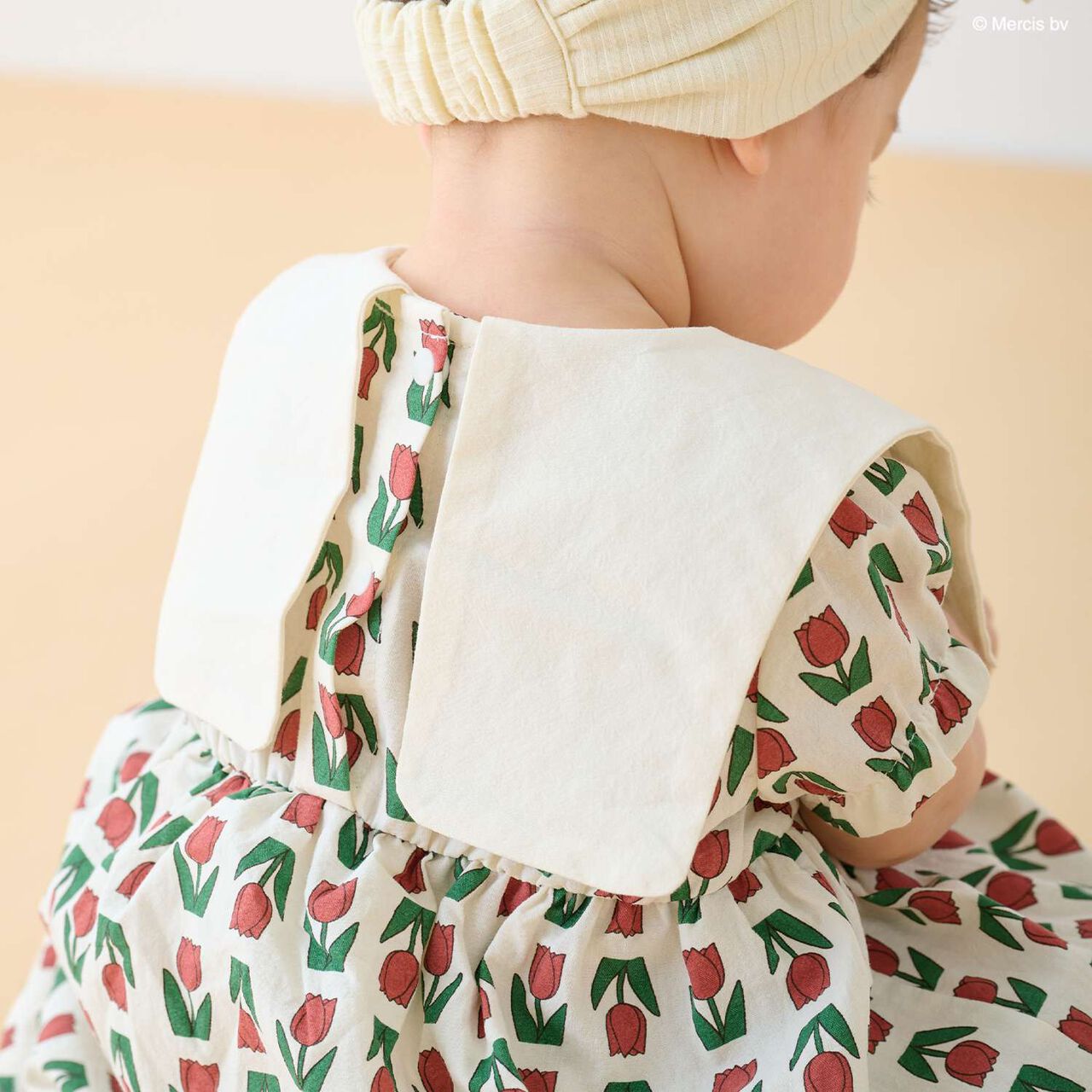 [miffy] Tulip Pattern Romper,Red, large image number 3