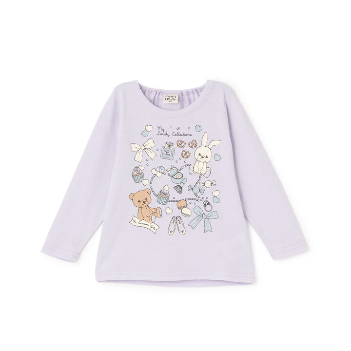 990T Long-Sleeve Character Goods,Emerald green, medium image number 6