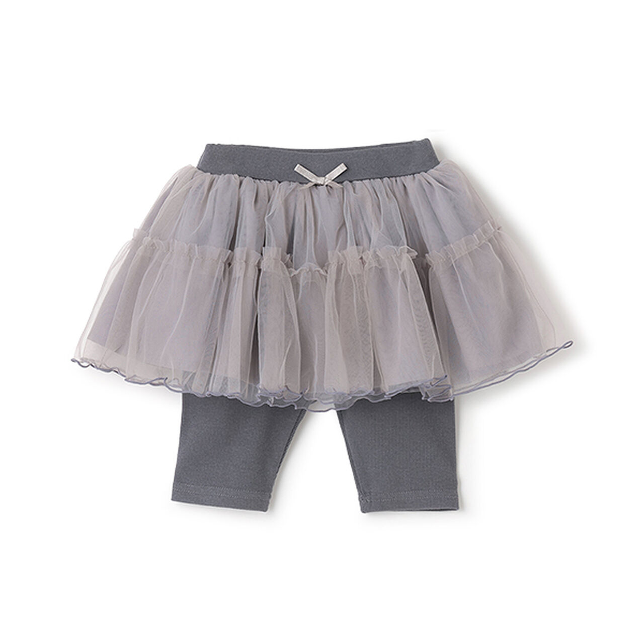 [Cool Touch] Tulle Skirt with 5-Minute Length Leggings,Light pink, large image number 3