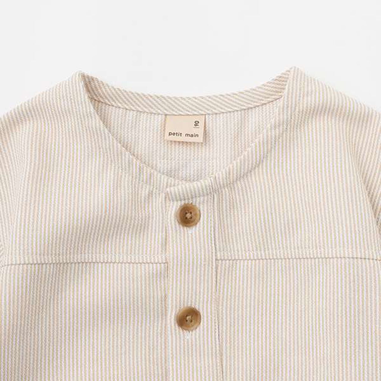 Woven Short-Sleeve Outfit Set,Striped, large image number 15