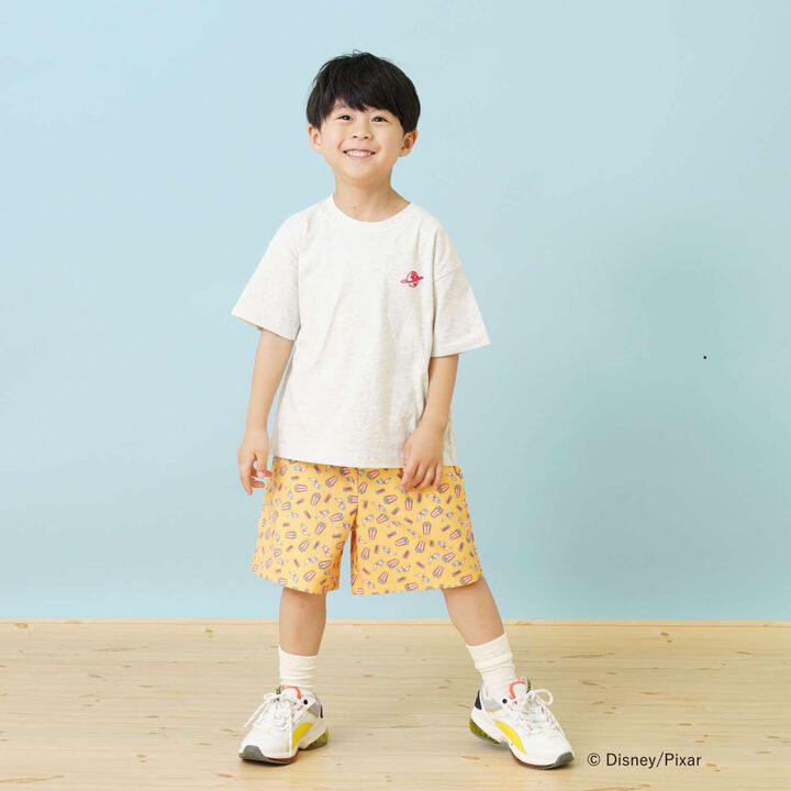 [Disney-Pixar-Toy Story] Alien Wide Short Sleeve T-Shirt,Milky white, medium image number 4