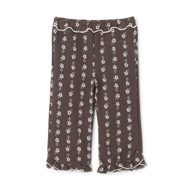Merrowed Frill Flared Pants,Charcoal gray, medium image number 14