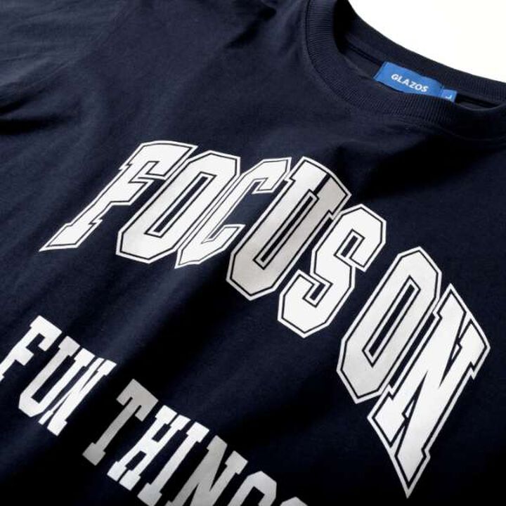 Affordable Front College Logo Long-Sleeve T-Shirt,Top gray, medium image number 5