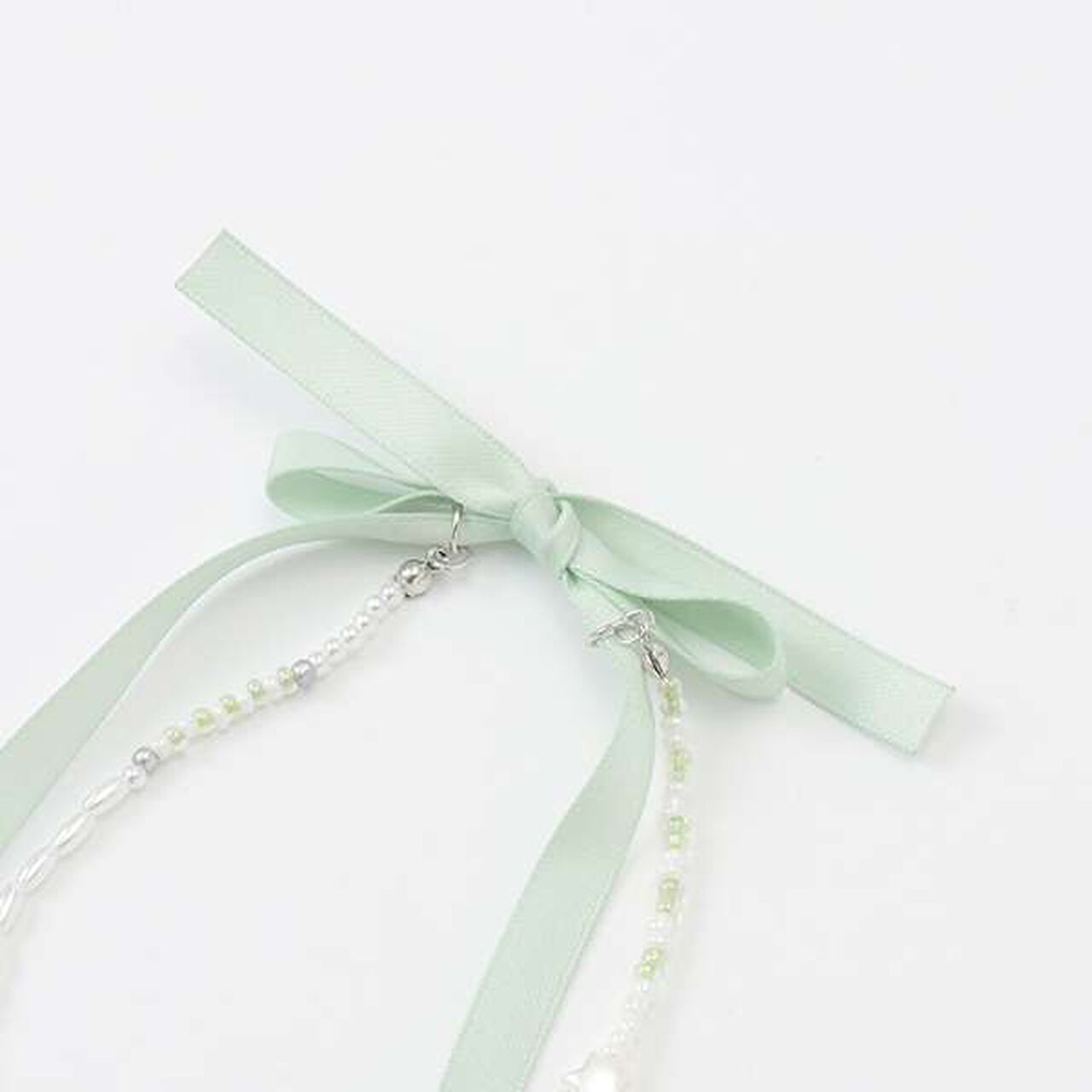 Assorted Motif Necklace,Light green, large image number 13