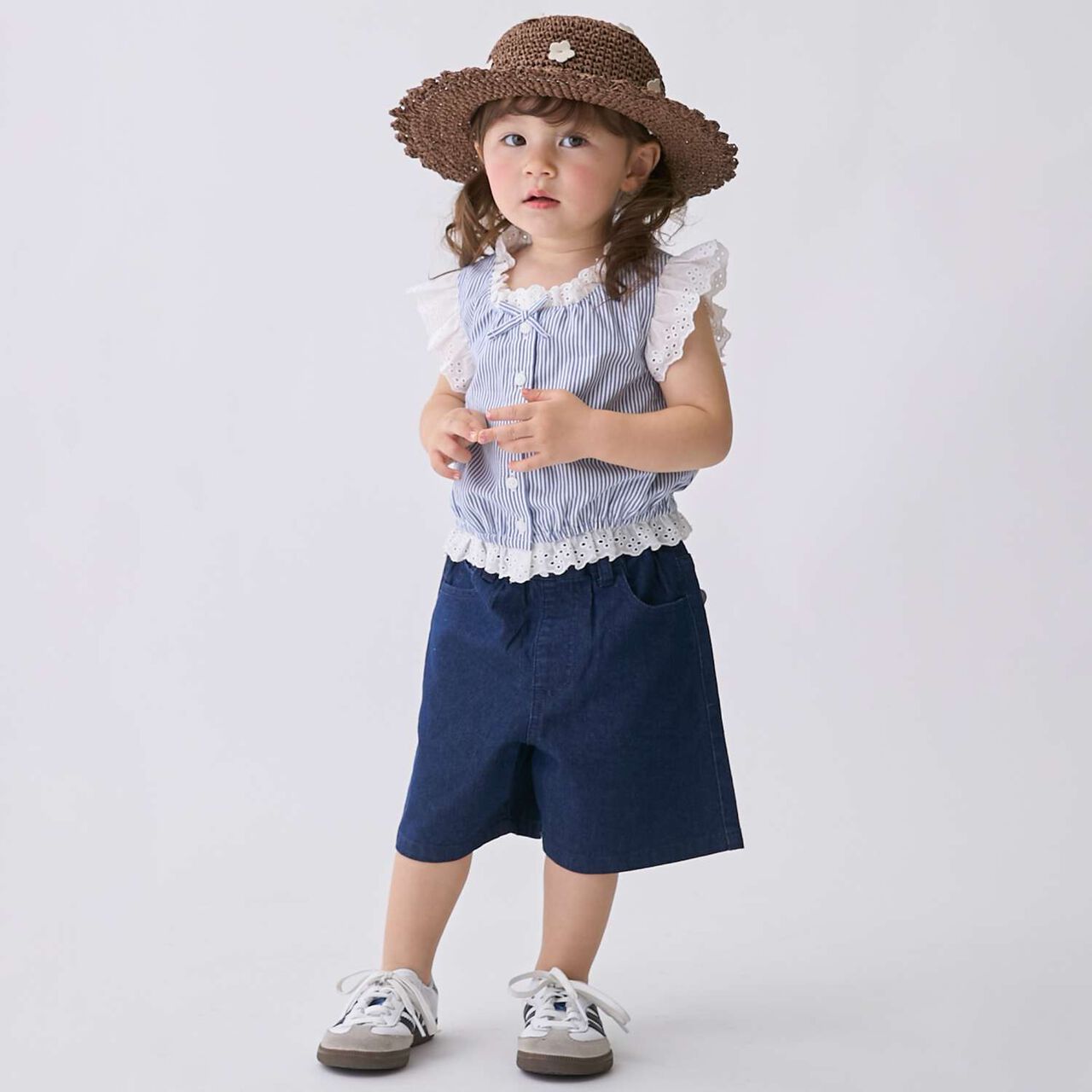 Link Cotton Lace Top,Ivory, large image number 2