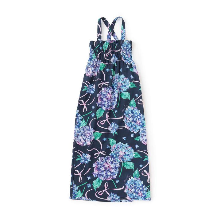 [Cool Touch] Hydrangea Pattern 2WAY Yukata,Navy, medium image number 3