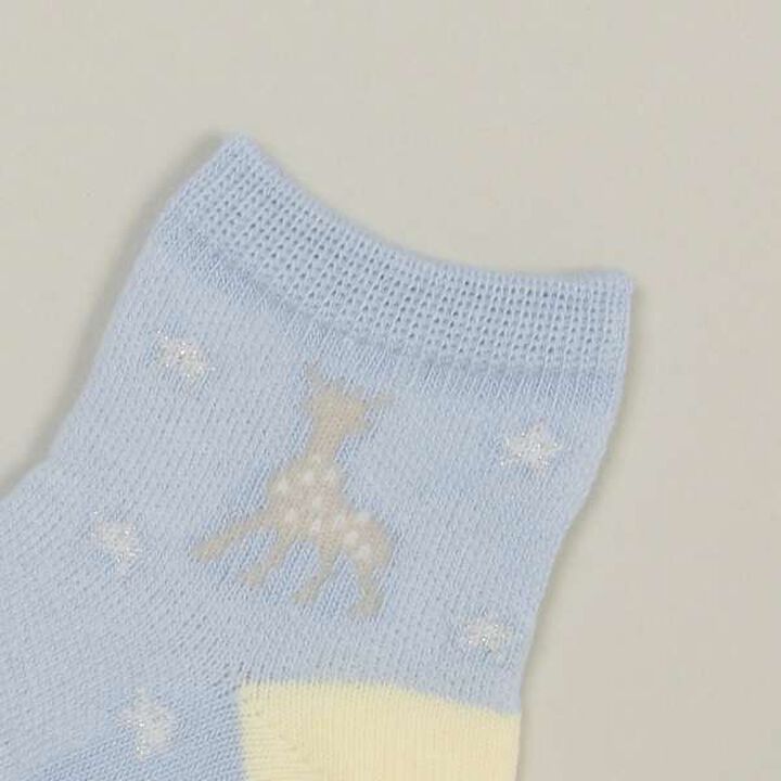 Star Sophie Crew Socks [Made in Japan],Blue, medium image number 1
