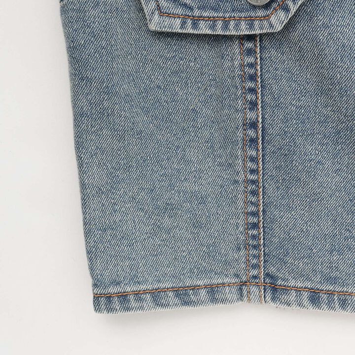 [LTXC / Cool Touch] Denim Pants and Bustier Set,Gray, medium image number 13