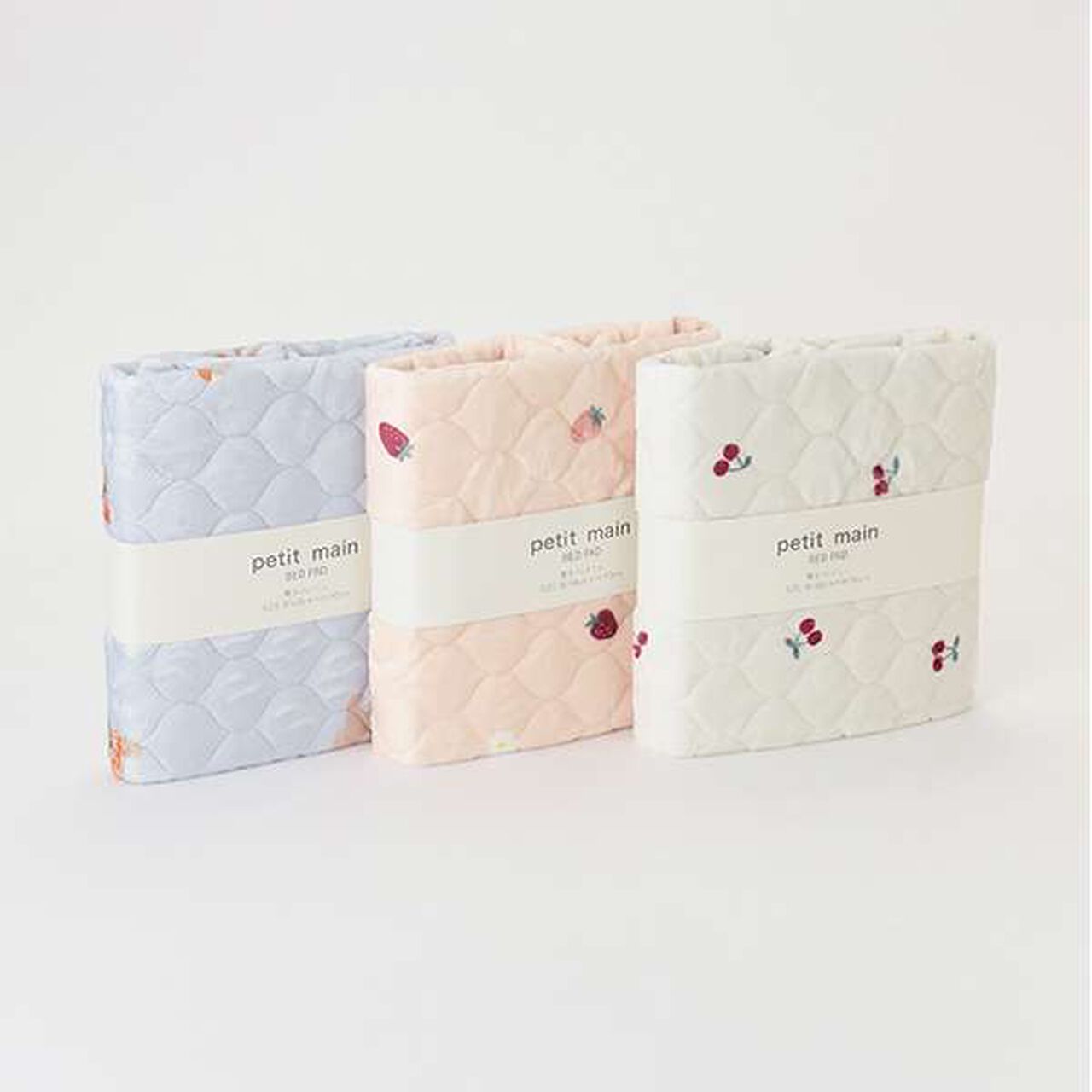 Fitted Mattress Pad S,Ivory, large image number 5