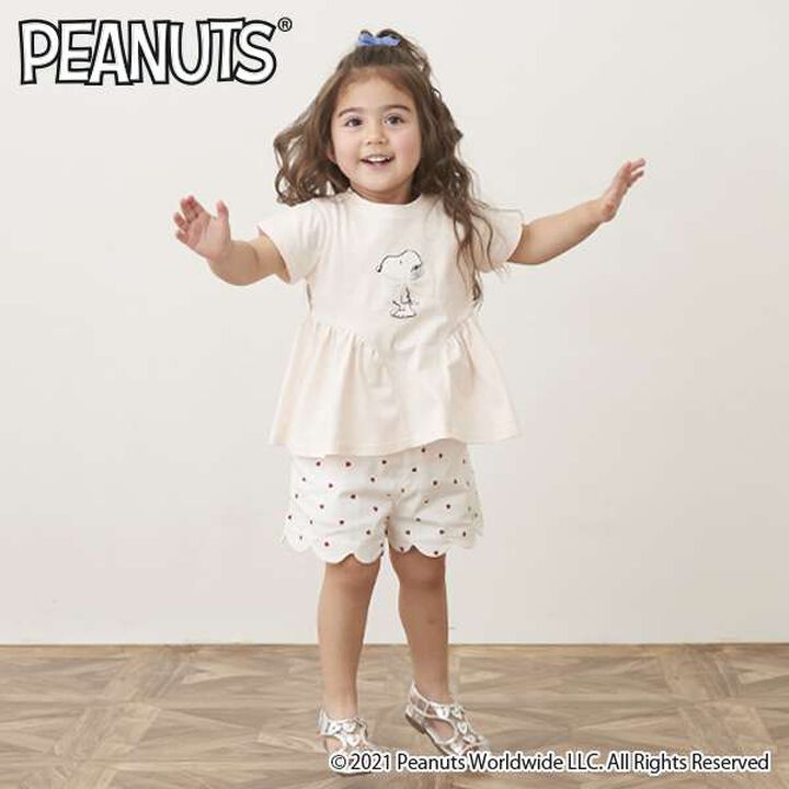 [Link] Scalloped Short Pants (Kids),Navy, medium image number 1