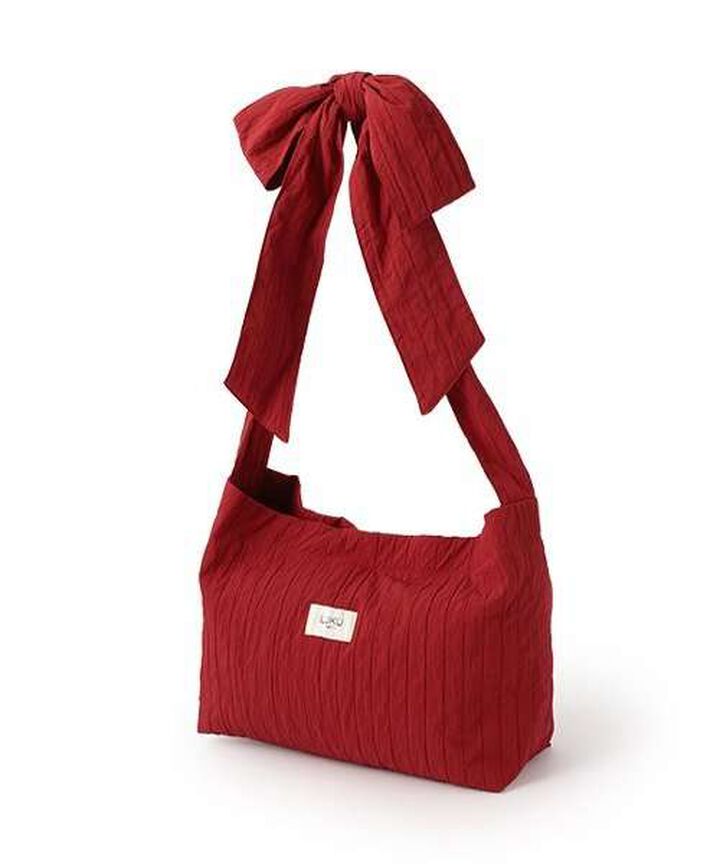 Ribbon Shoulder Bag,Purple, medium image number 3