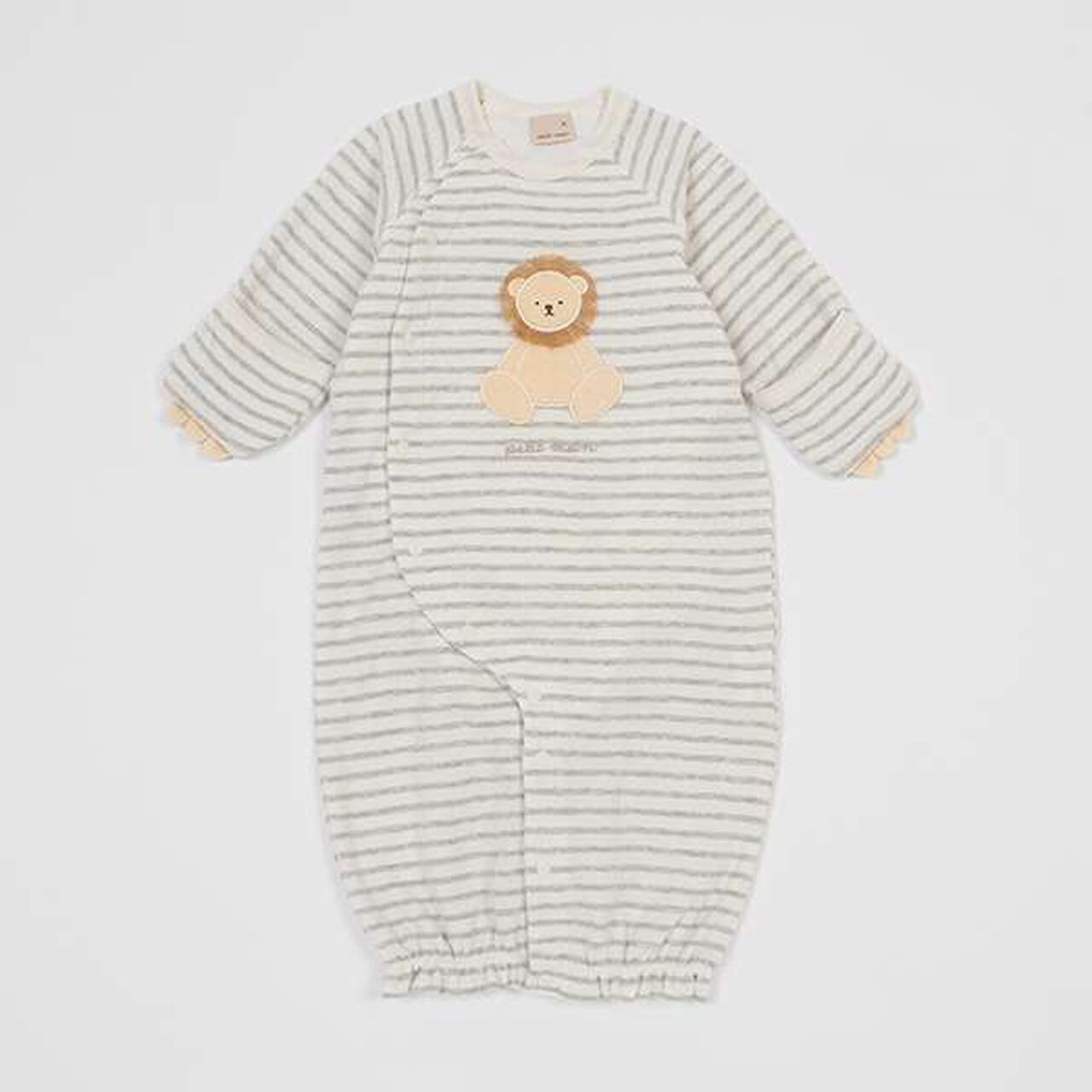 Animal 2-Way All-in-One with Undergarment,Top gray, large image number 0