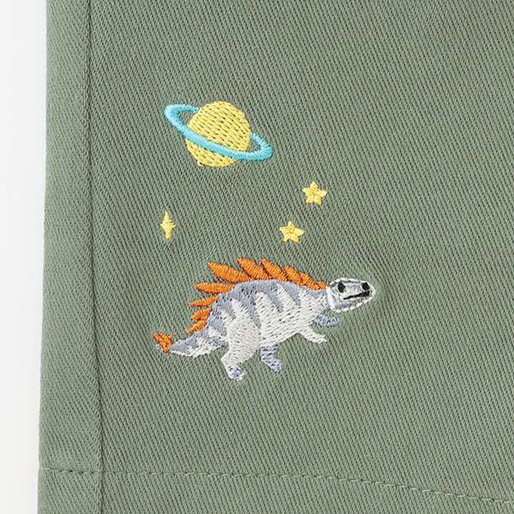 Space Dinosaur Long-Length Straight Pants,Blue, medium image number 11