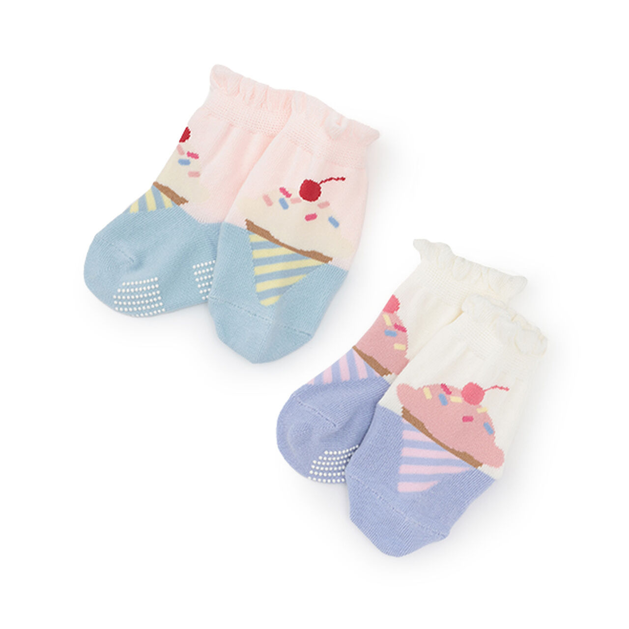 Ice Cream Socks,Off white, large image number 6