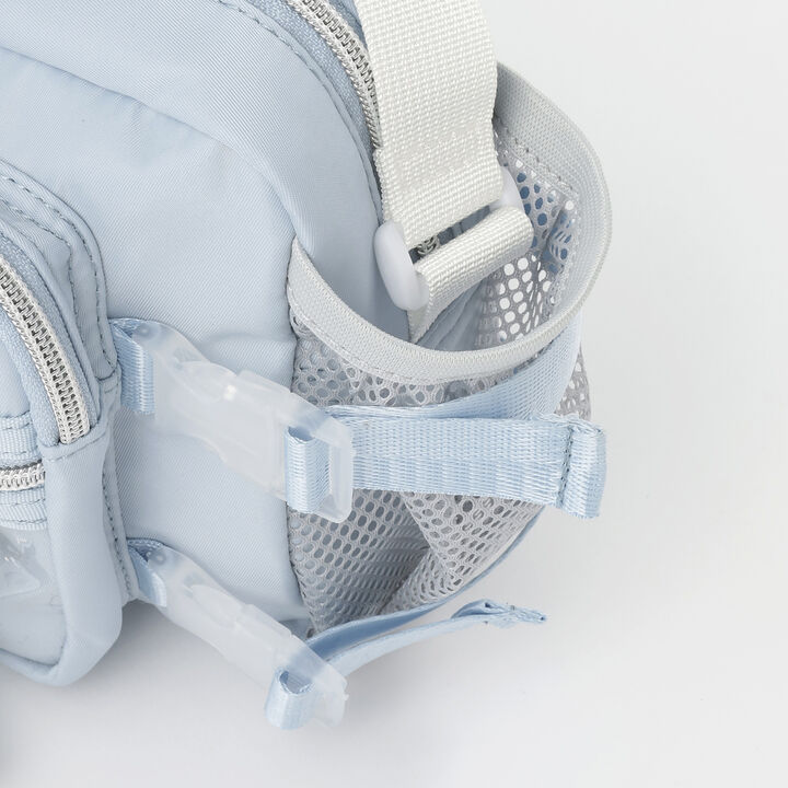 Casual Shoulder Bag with Bottle Holder,Light blue, medium image number 6