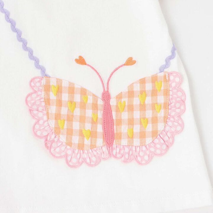 Butterfly Small Shoulder Bag T-Shirt,Lavender, medium image number 6