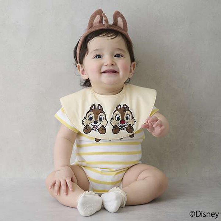 [Disney] Motif Bib,Off white, medium image number 4