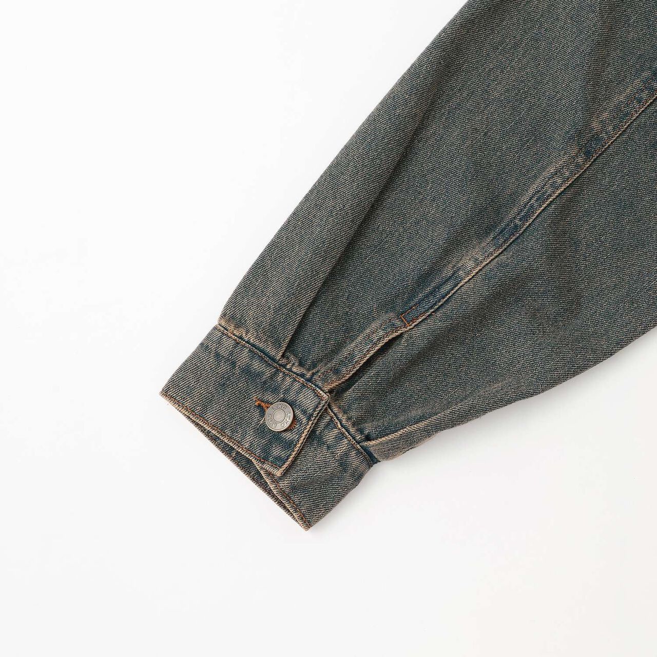 Cropped Denim Jacket,Navy, large image number 11