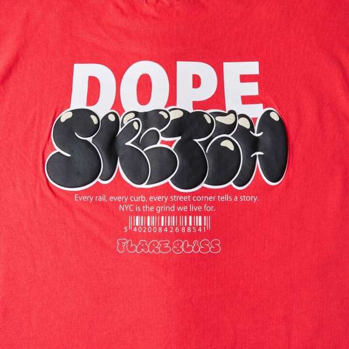 Back Foam Print Long-Sleeve T-Shirt,Orange, medium image number 5