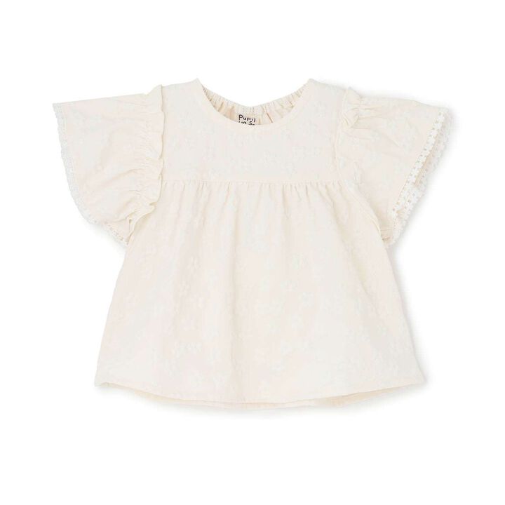 Sakura All-Over Pattern Tunic,Off white, medium image number 8