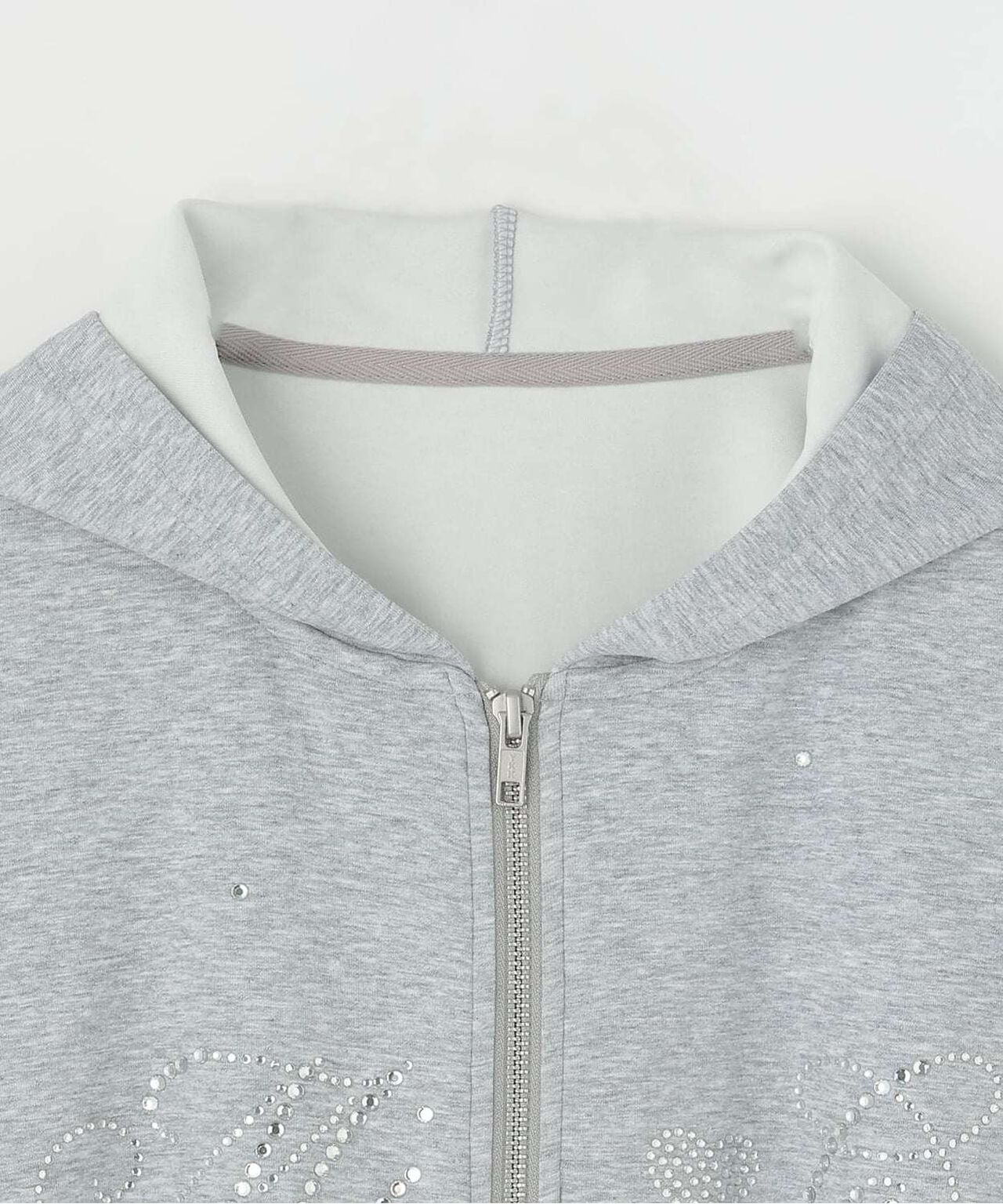 Lace-Up Stone Wash Loose Hoodie,Black, large image number 8