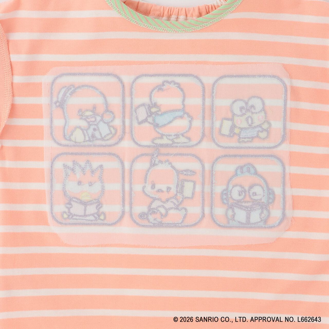 Hapidanbui Long-Sleeve T-Shirt,Peach, large image number 4