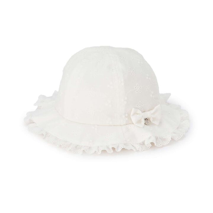 Ribbon Lace Hat,Off white, medium image number 8