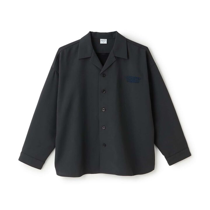 [Parent-Child Matching] Assorted Souvenir Embroidered Long-Sleeve Shirt,Charcoal gray, medium image number 9