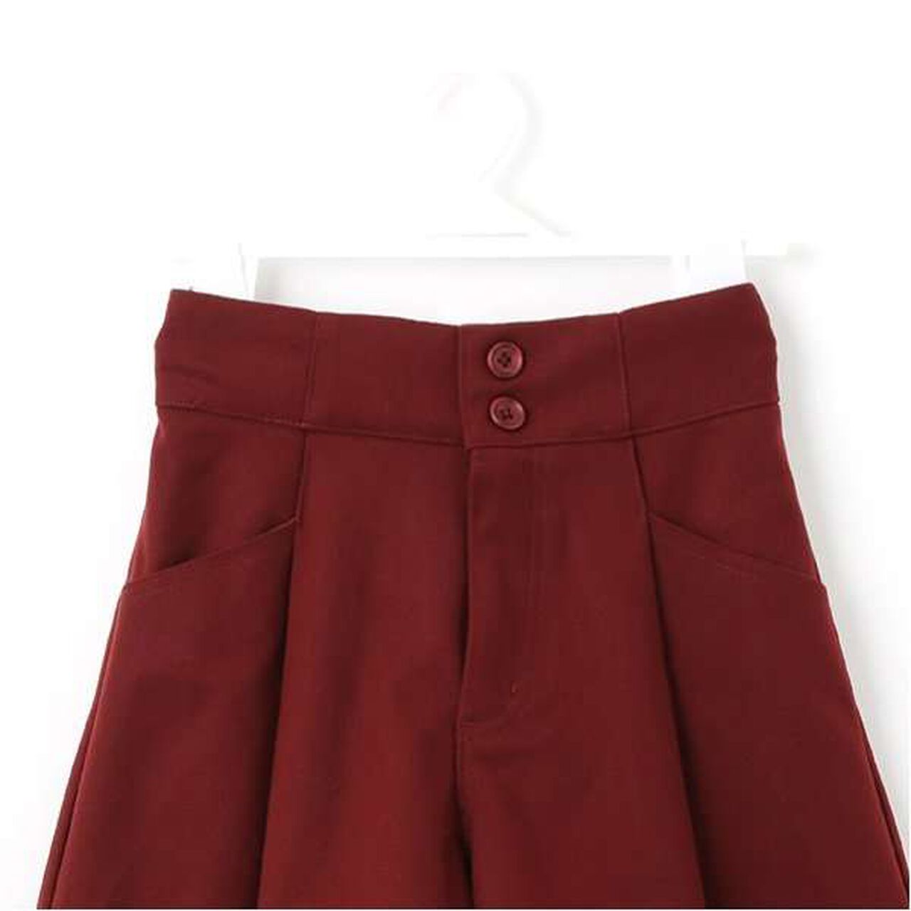 Brushed High-Waist Shorts,Ivory, large image number 9