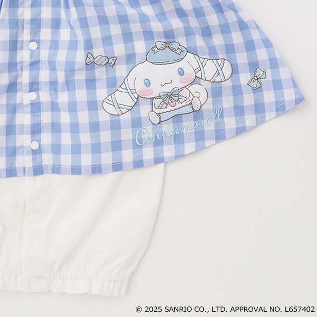 [My Melody & Cinnamoroll] Sailor Short-Sleeve 2 Way All-in-One,Pink, large image number 2
