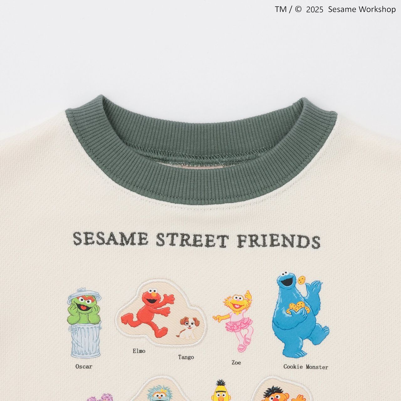 [SESAME STREET] Character Full Sweatshirt,Light blue, large image number 8