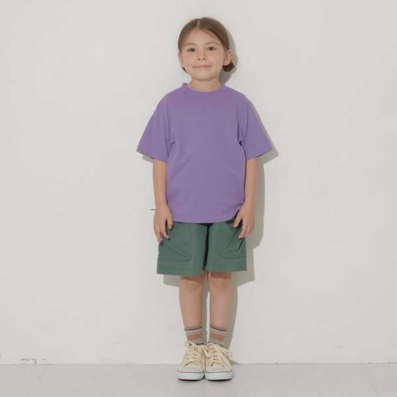 Non-Deforming Soft Cotton Hem Slit Simple Big T-Shirt,Charcoal gray, large image number 6