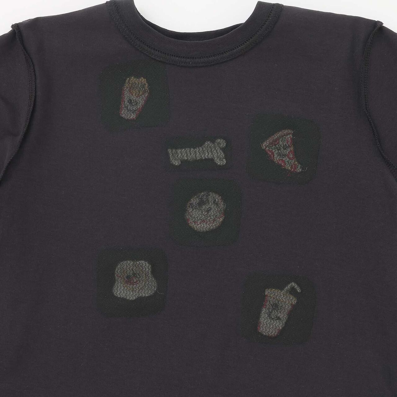 Assorted Embroidery T-Shirt,Milky white, large image number 18