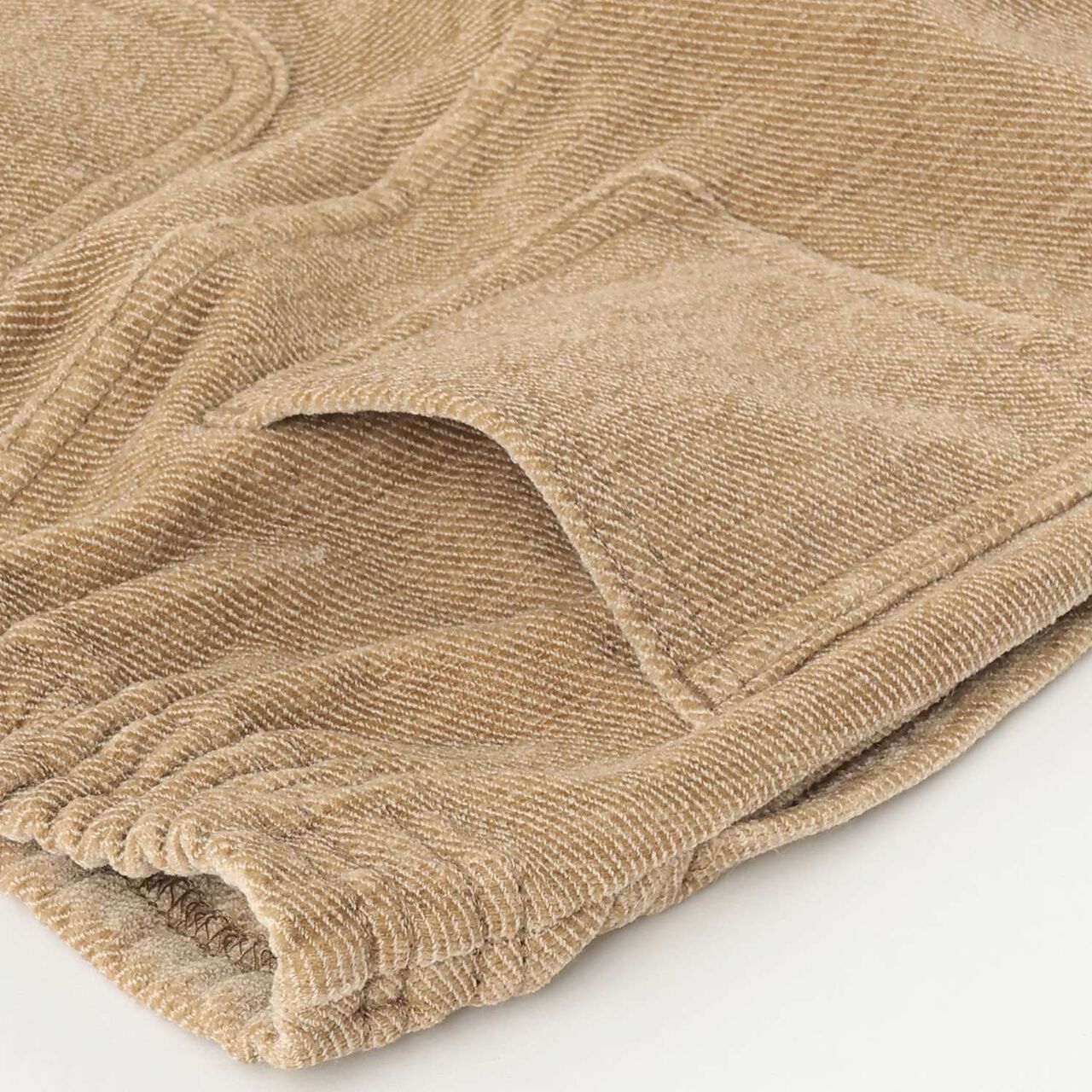 Train Patch Twill Bear Brushed Fabric Pants,Beige, large image number 9