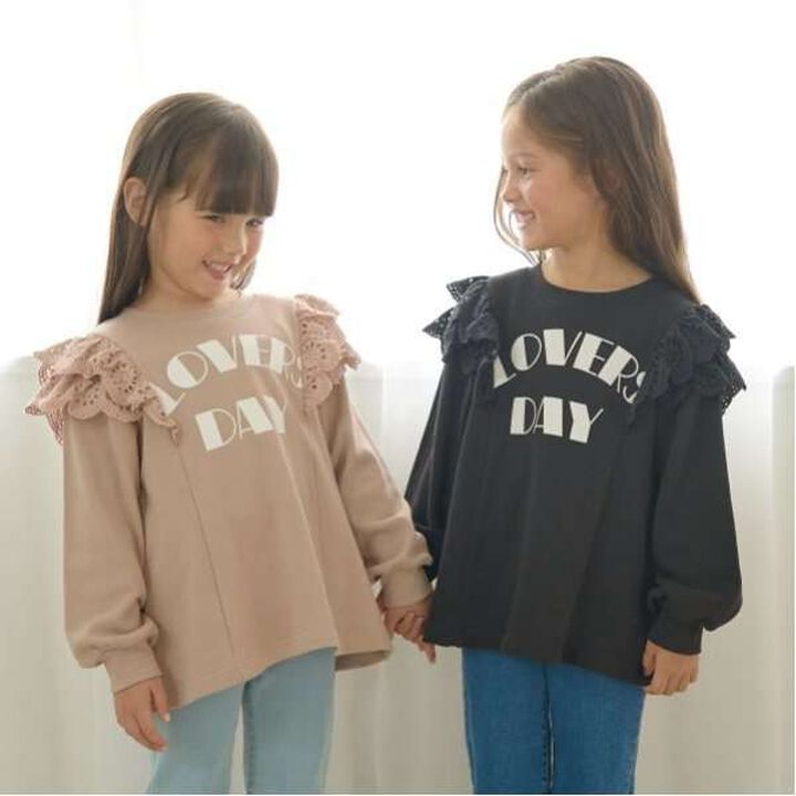 Pilling-Resistant A-Line Sweatshirt,Moss green, medium image number 9