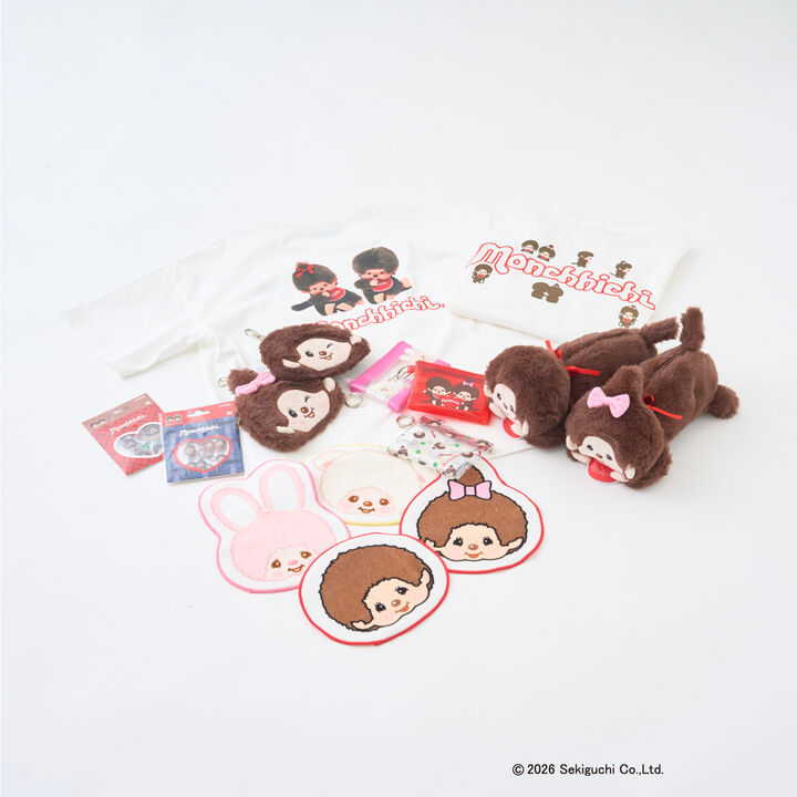 [Monchhichi] Puffy Stickers,Red, medium image number 4