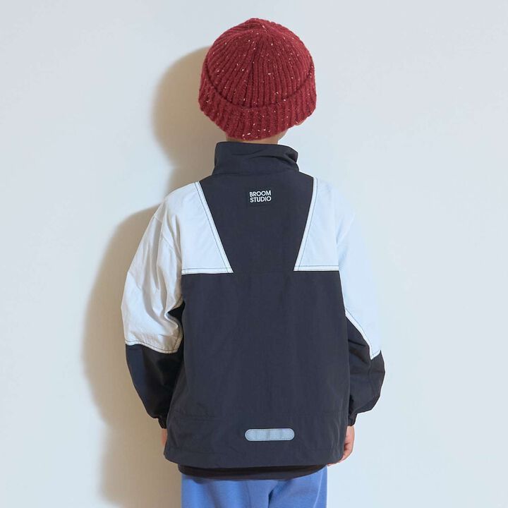 Panel Detail Windbreaker,Greige, medium image number 4