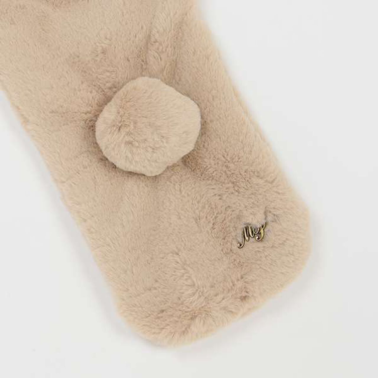 Bear Ear Hooded Scarf,Light beige, large image number 8