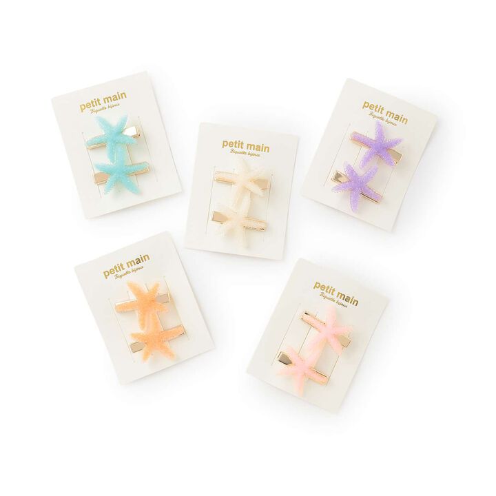 Starfish Hair Clip 2-Pack,Mint, medium image number 2