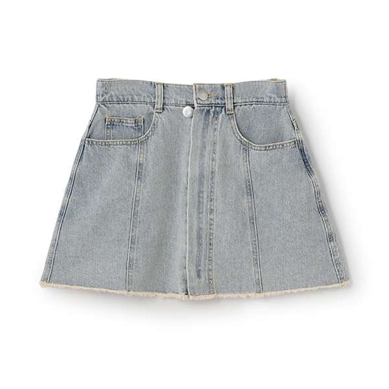 [LTXC] 2 WAY Wrap Skirt,Blue, large image number 6