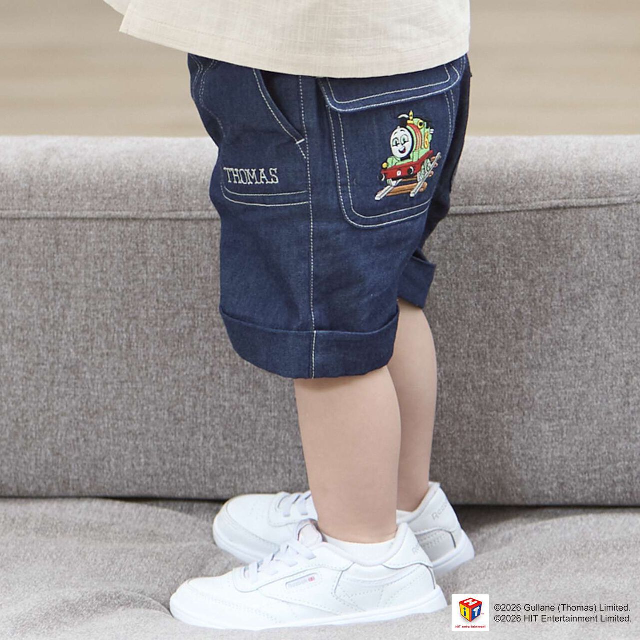 [Thomas the Tank Engine] Fabric Half Pants,Blue, large image number 6