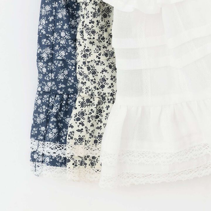 Frill Tiered Skirt,Ivory, medium image number 8