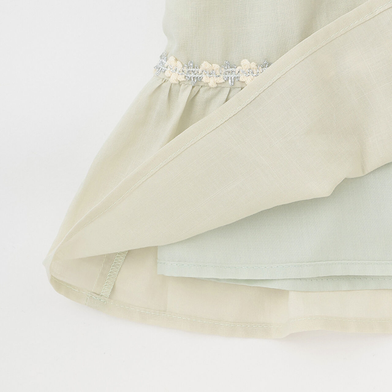 Shirred Tiered One-Piece Dress,Pink, large image number 13