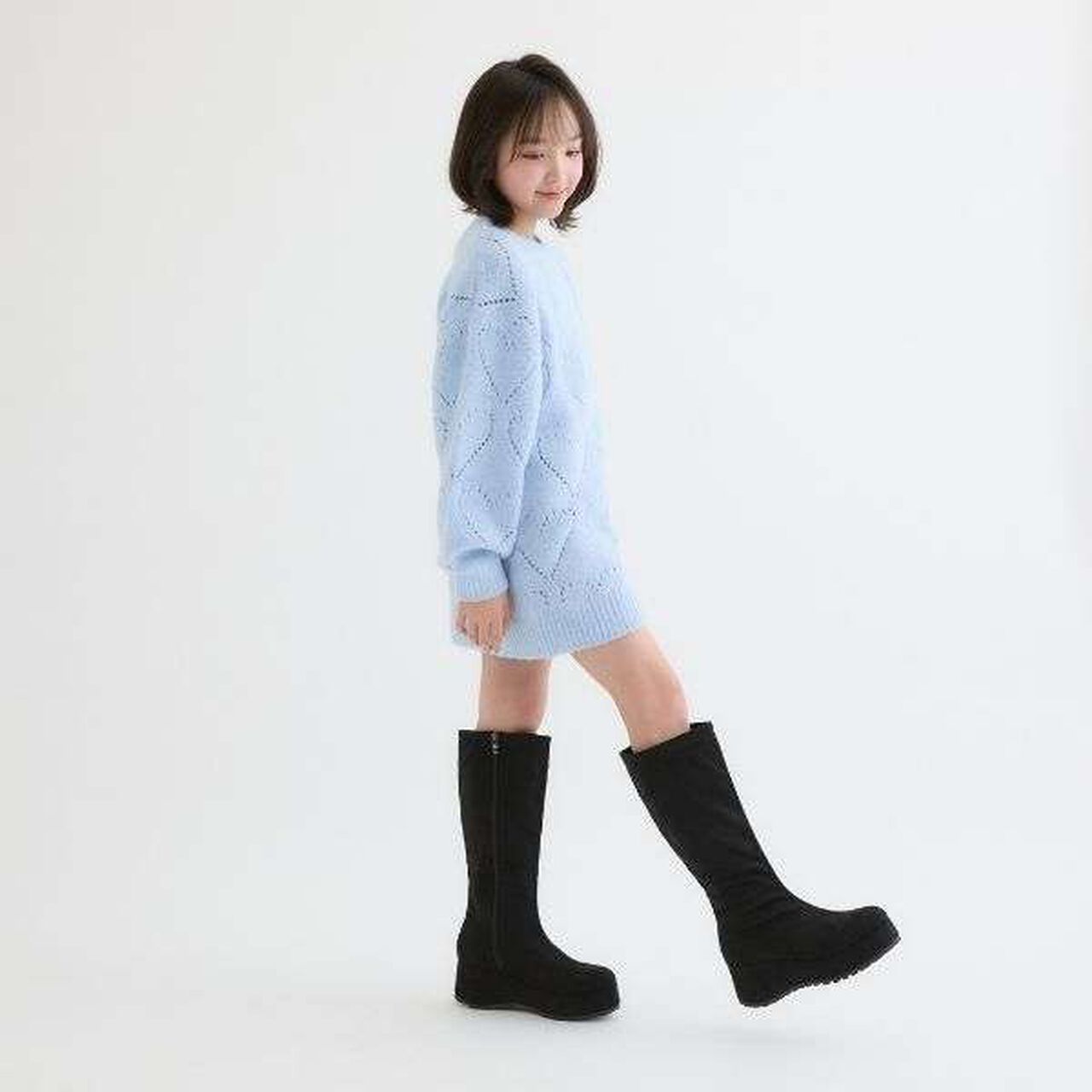Long Boots,Charcoal gray, large image number 1