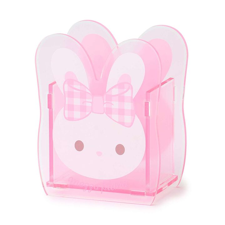 [mezzo piano Adults] Rabbit Pattern Acrylic Pen Holder,Light pink, medium image number 1