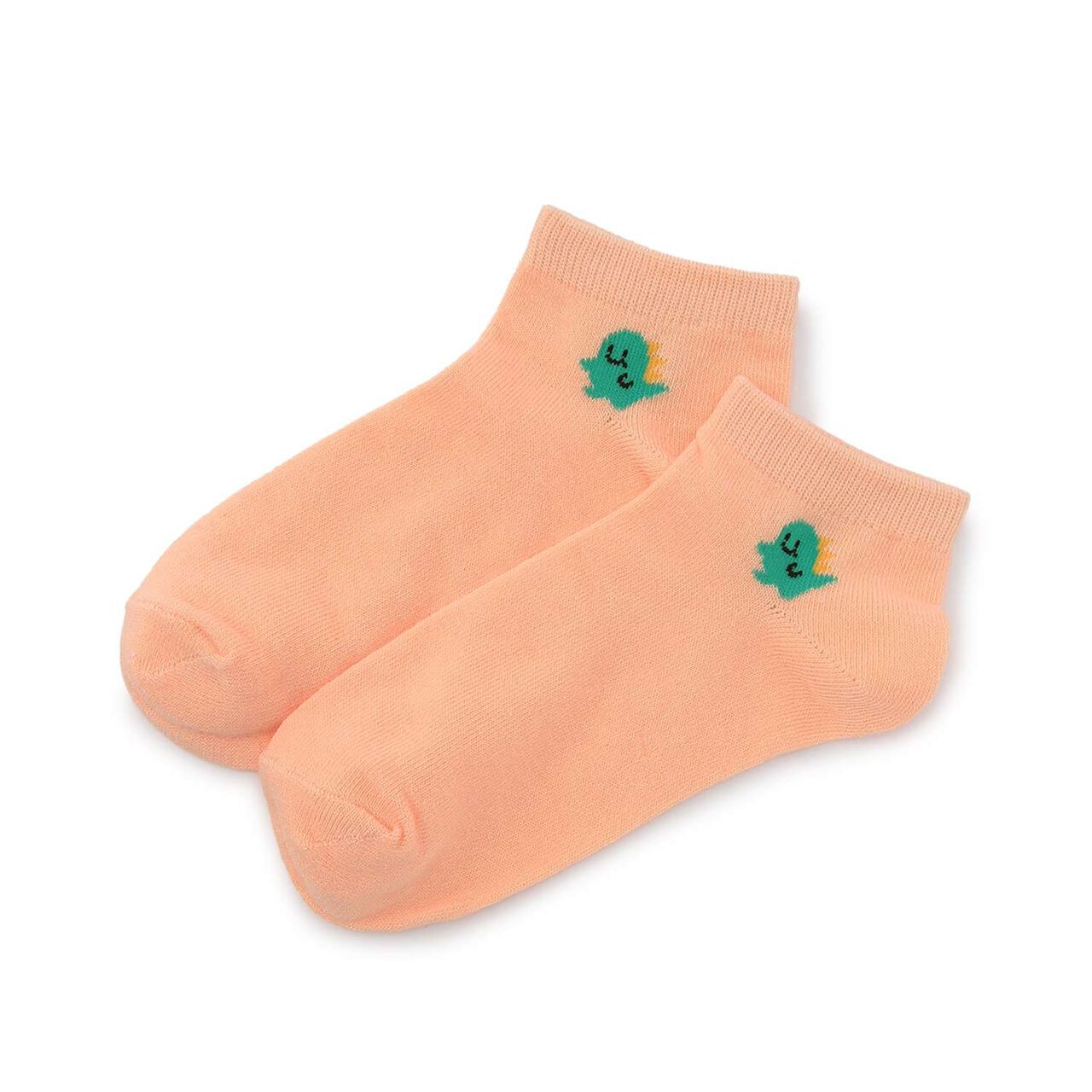 Monster Sneakers Ankle Socks,Orange, large image number 0